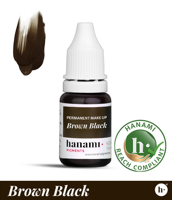 Pigment Brown Black pentru Sprâncene - HANAMI