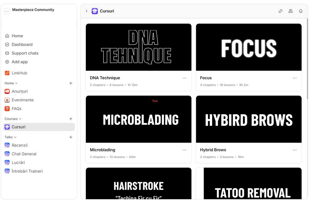 Mockup platformă
